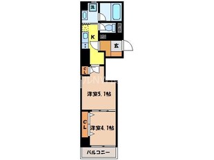 ラフィネ五島の物件間取画像